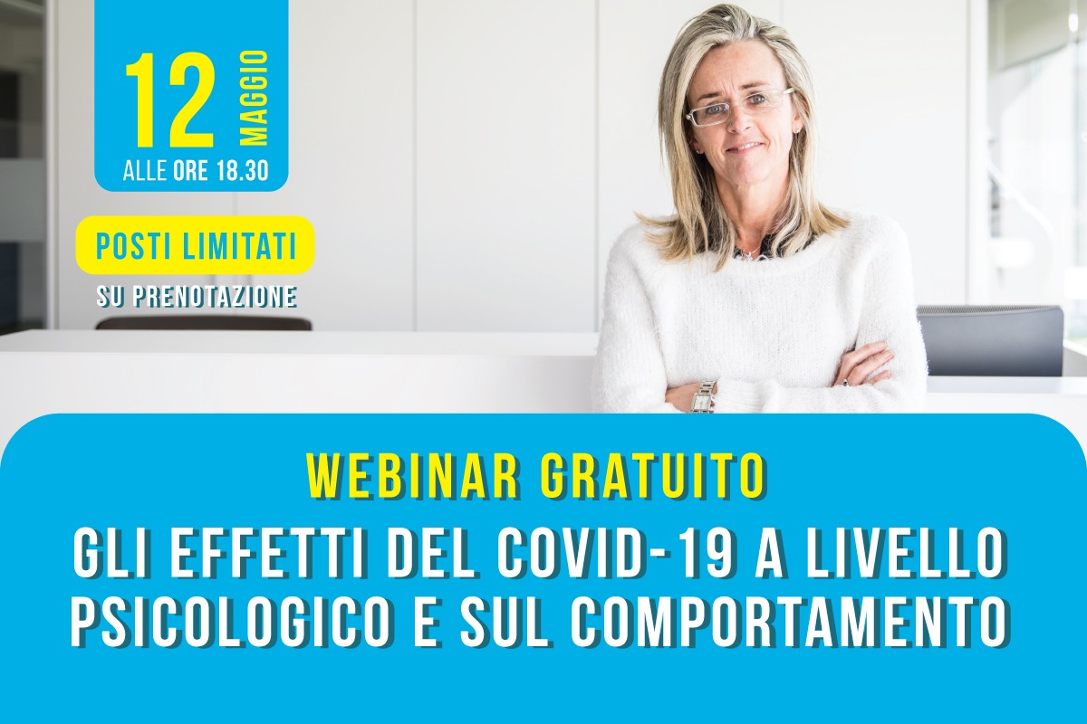 Webinar gratuito Gli effetti del Covid-19 a livello psicologico e sul comportamento psicologa Maria Cristina Mazzia Biella